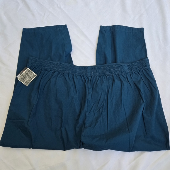 House Of Aama Pull-on Cotton Pants Turquoise Women's Plus Sizes 1X and 3X - Picture 8 of 13